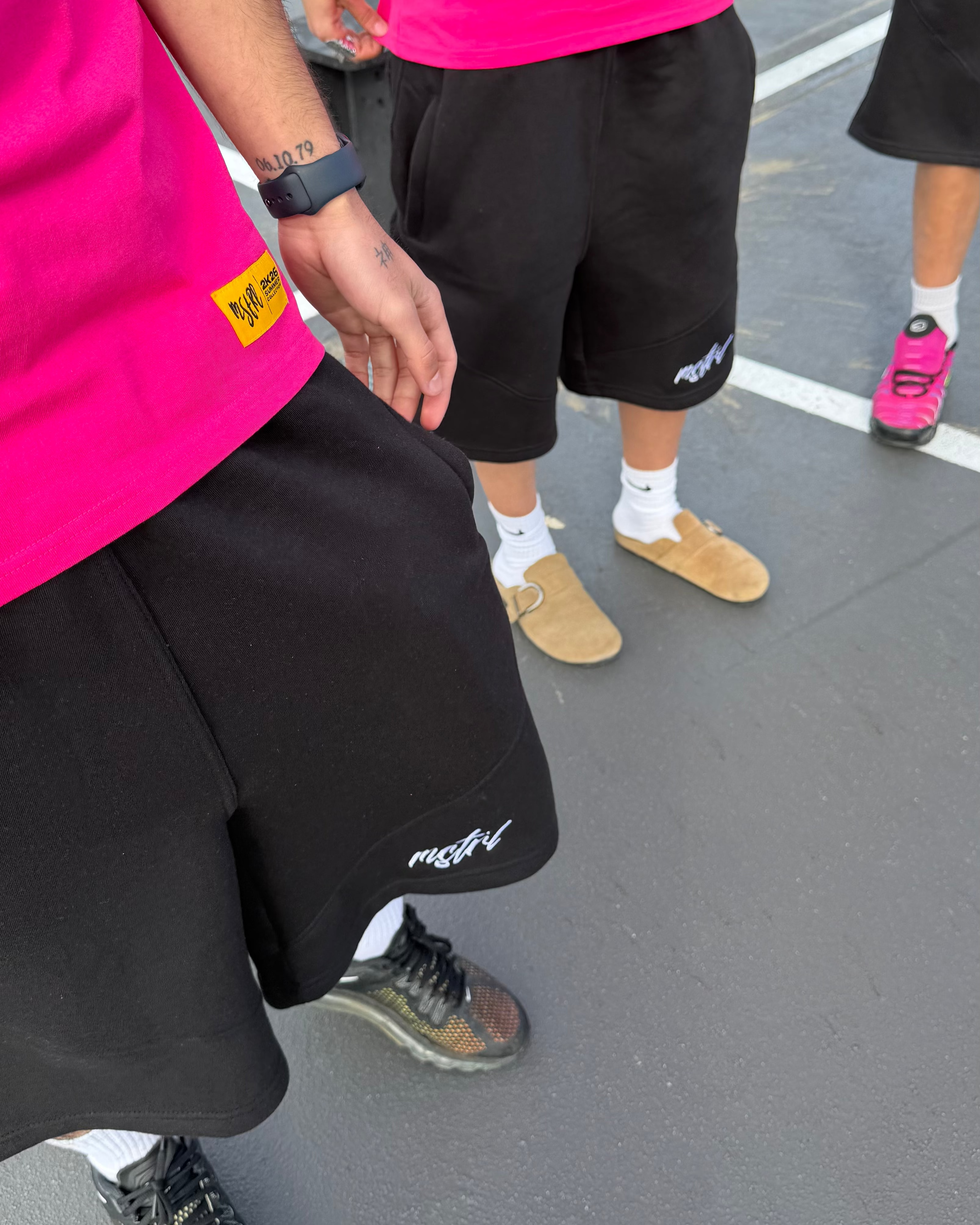 BLACK BAGGY SHORT