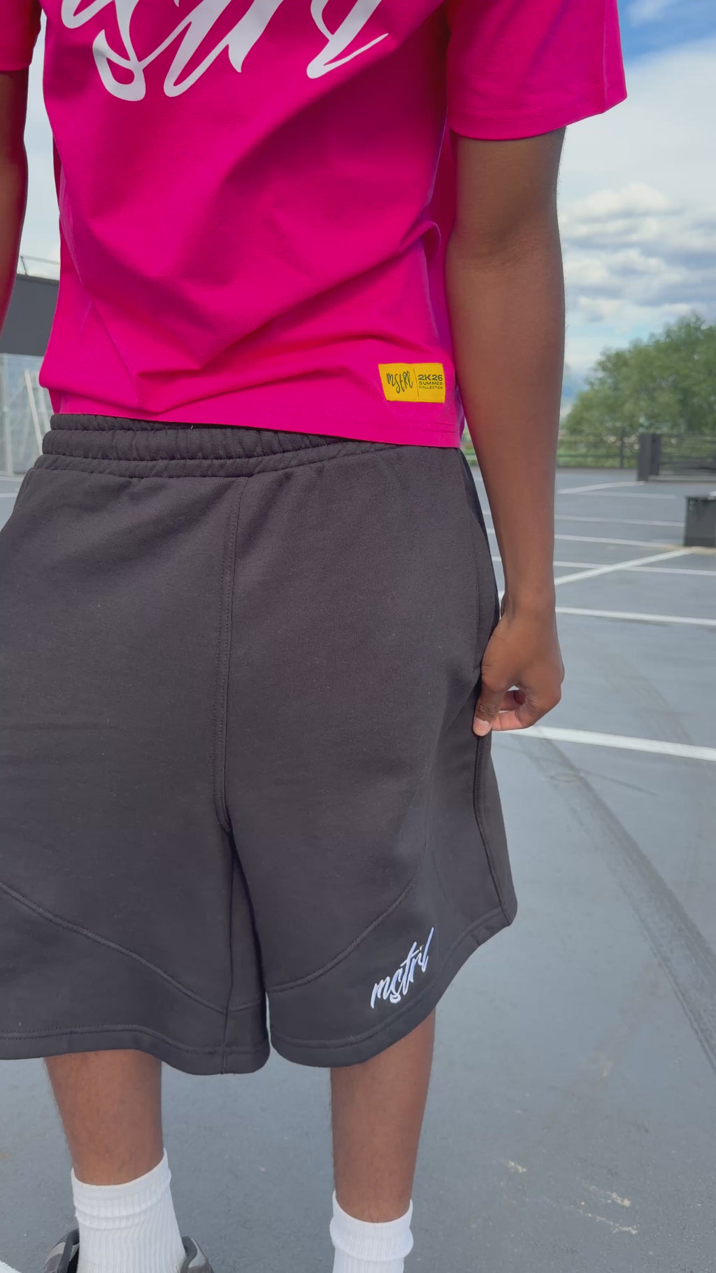 BLACK BAGGY SHORT